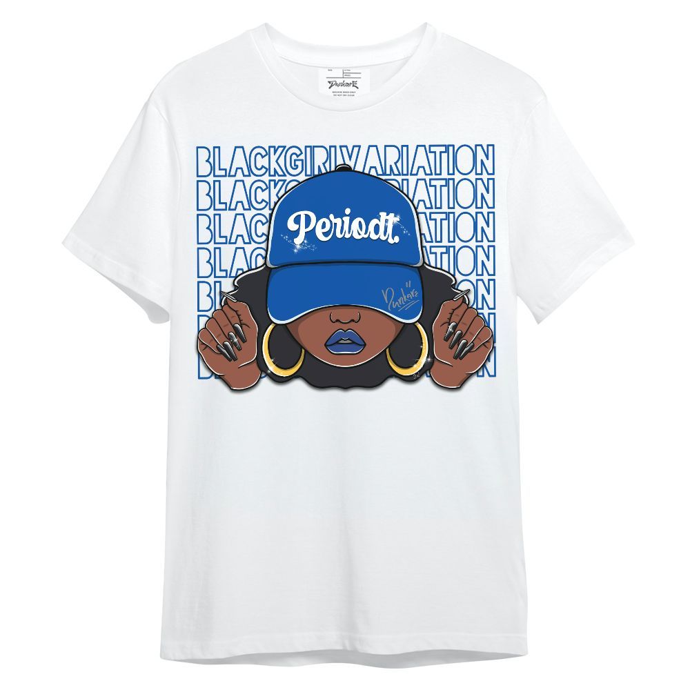 Shirt To Match Racer Blue 5s - Black Girl Variation Unisex Shirt