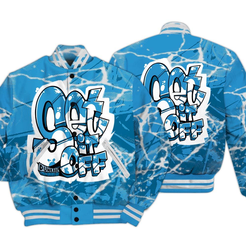 Varsity Jacket To Match Powder Blue 9s - Set It Off Profound Graphic Varsity Jacket Unisex