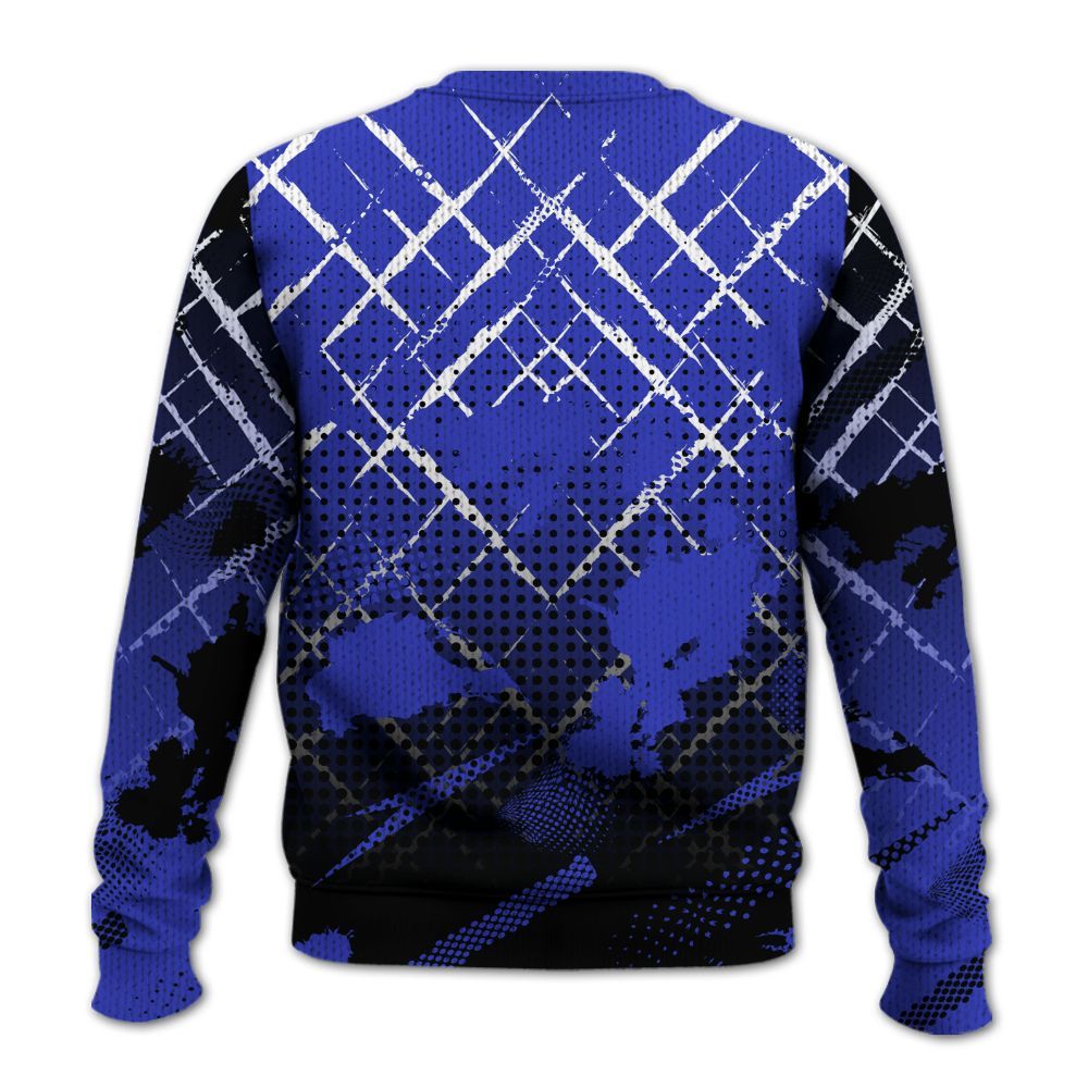 Knitted Sweater To Match Retro Black Concord 12s - Halftone Stand Business Dripping