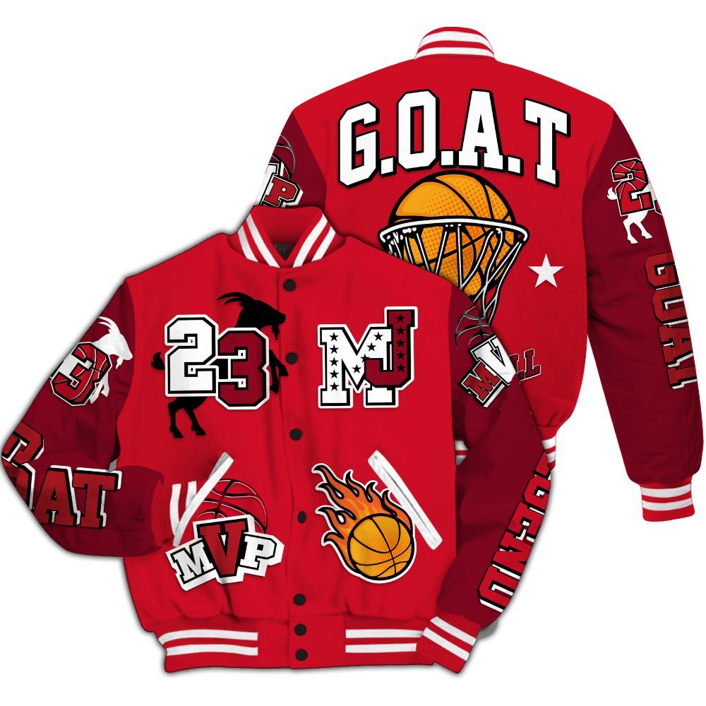 Varsity Jacket To Match Air DT Max 96 Love Letter - 23 Goat MVP Basketball All Over Print