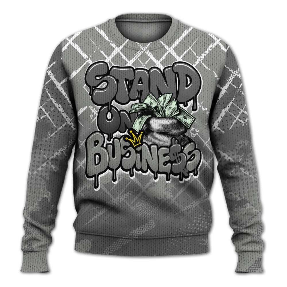 Knitted Sweater To Match Paris Olympics 4s - Halftone Stand Business Dripping