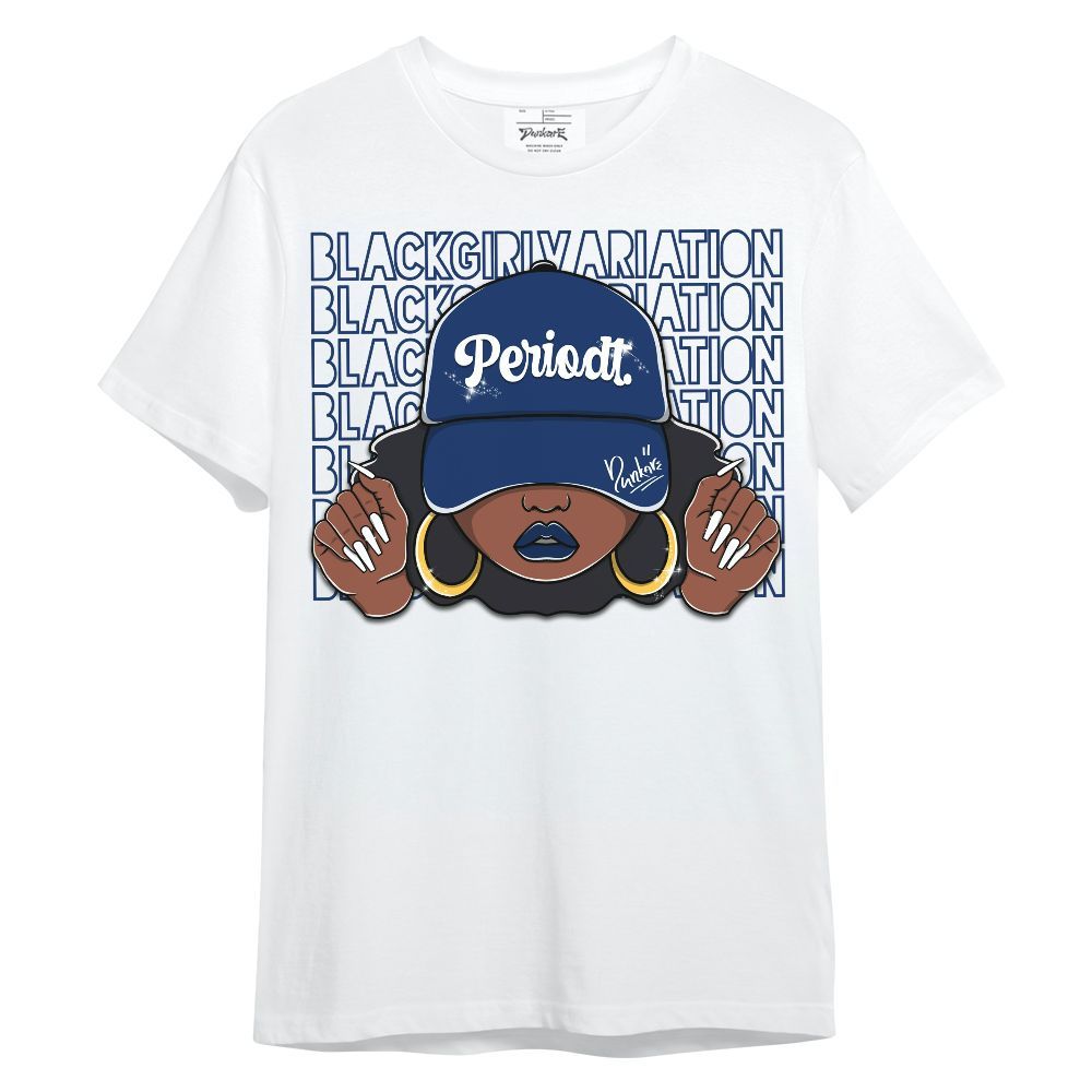 Shirt To Match High OG Deep Royal Blue 1s - Black Girl Variation Unisex Shirt