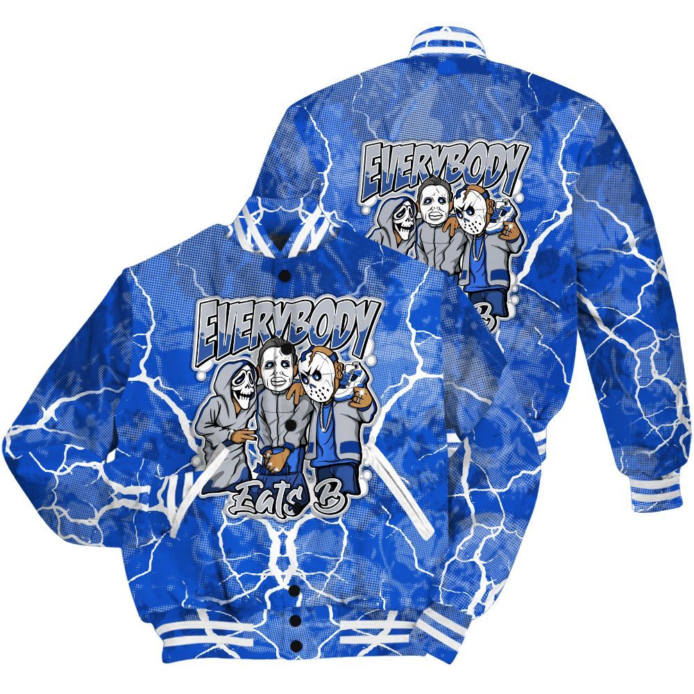Varsity Jacket To Match Air Foamposite One Royal Shirt - Everybody Eatin B Graphic Halloween All Over Print