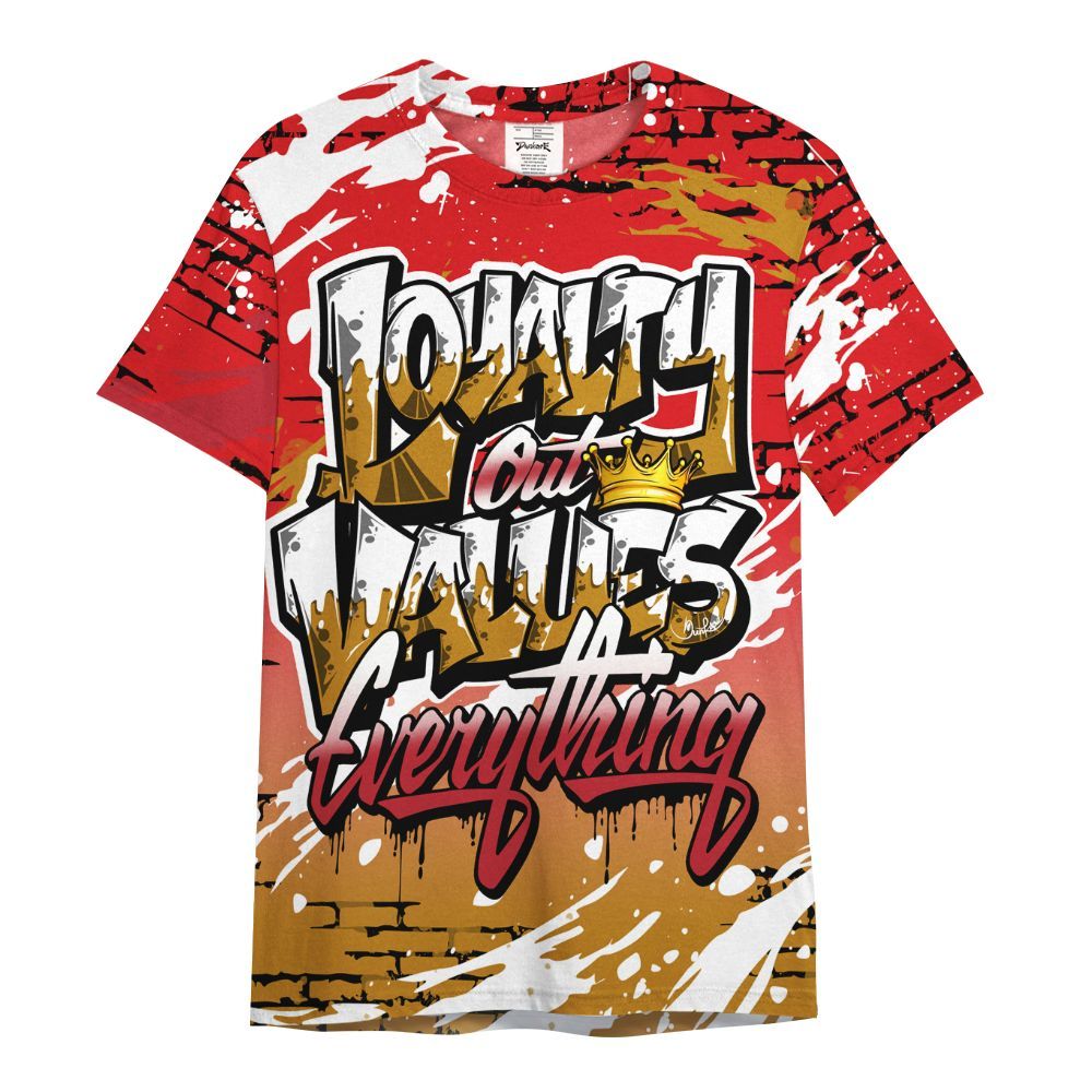 Shirt To Match Scoot Zeros Retro Portland - Values Of Loyalty Drip All Over Print