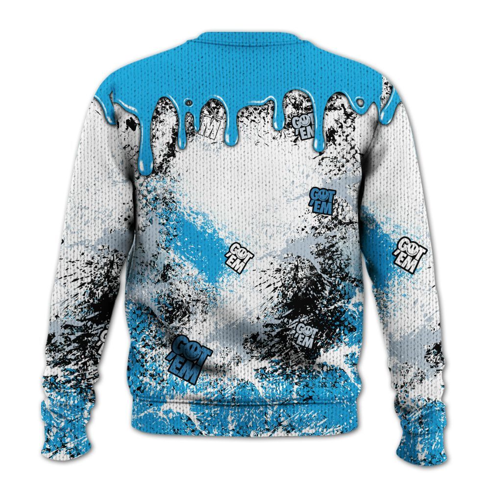 Sweater To Match University Blue Low 2026 11s - Dripping 23 Drip Graphic