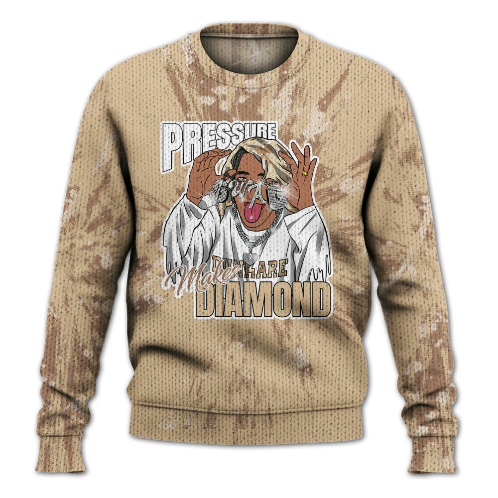Knitted Sweater To Match Desert Camo 3s - Pressures Makes Knitted Sweater To Match Lux
