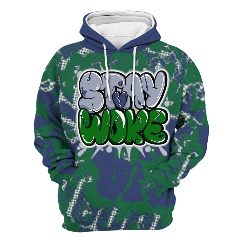 Hoodie To Match Midnight Navy 13s - Stay And Woken Street All Over Print