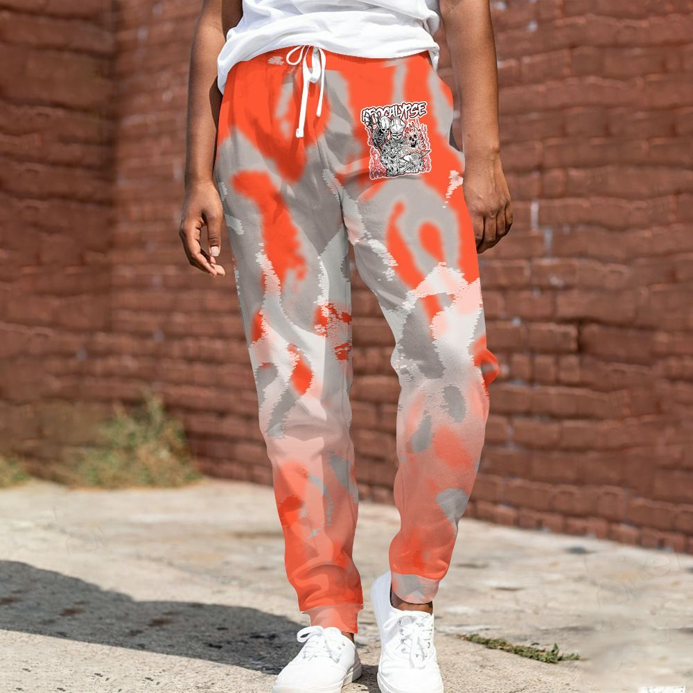 Sweatpant To Match Air Max 1 86 Cosmic Clay - Apocalypse Skeleton Burn All Over Print