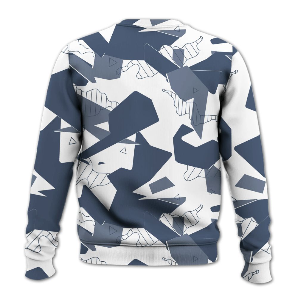 Sweatshirt To Match Low Diffused Blue 11s - Friday Funny Retro All Over Print