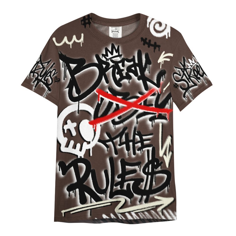 Shirt To Match SoleFly Cafecito 12s - Break Rules Streetwear All Over Print