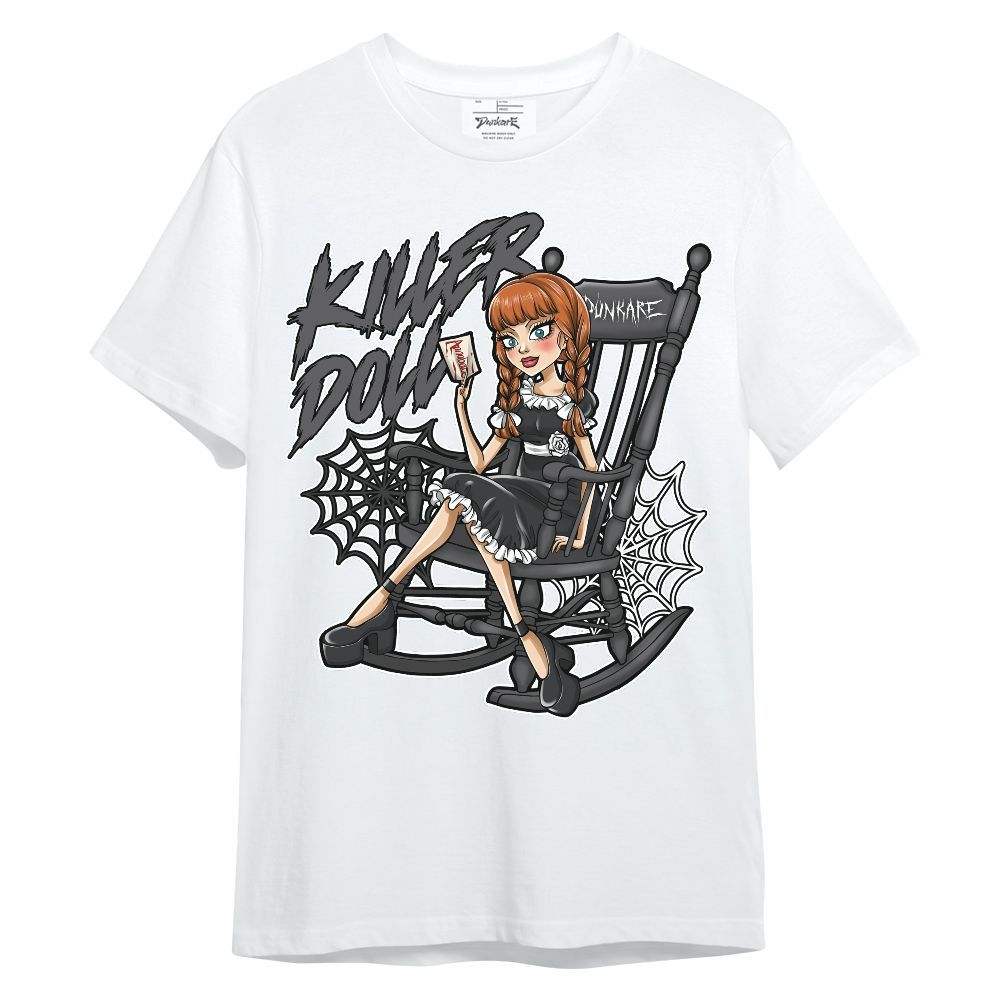 Shirt To Match White Thunder 4s - Killer Doll-A Halloween Unisex Shirt