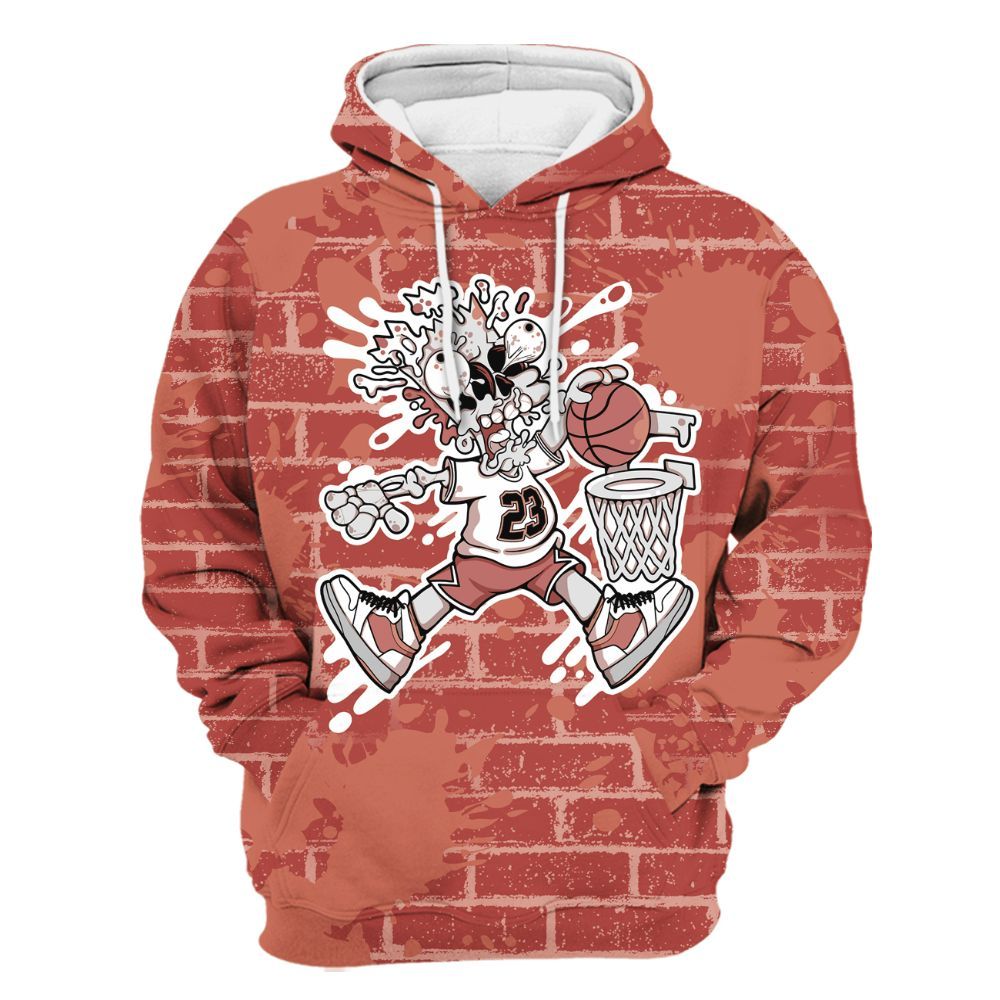 Hoodie To Match Dune Red 13s - 85's Dunks Graphic Halloween All Over Print