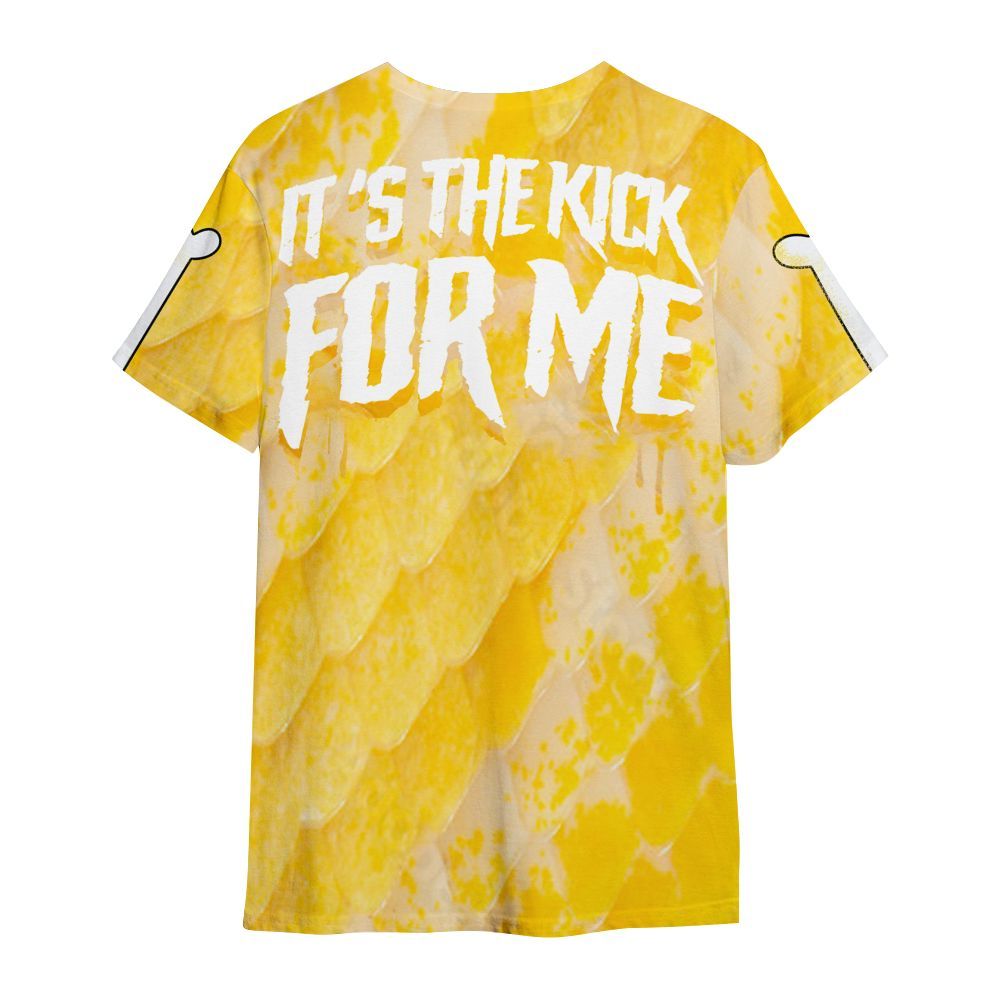 Shirt To Match Low Yellow Python 11s - It's The Kick For Me All Over Print