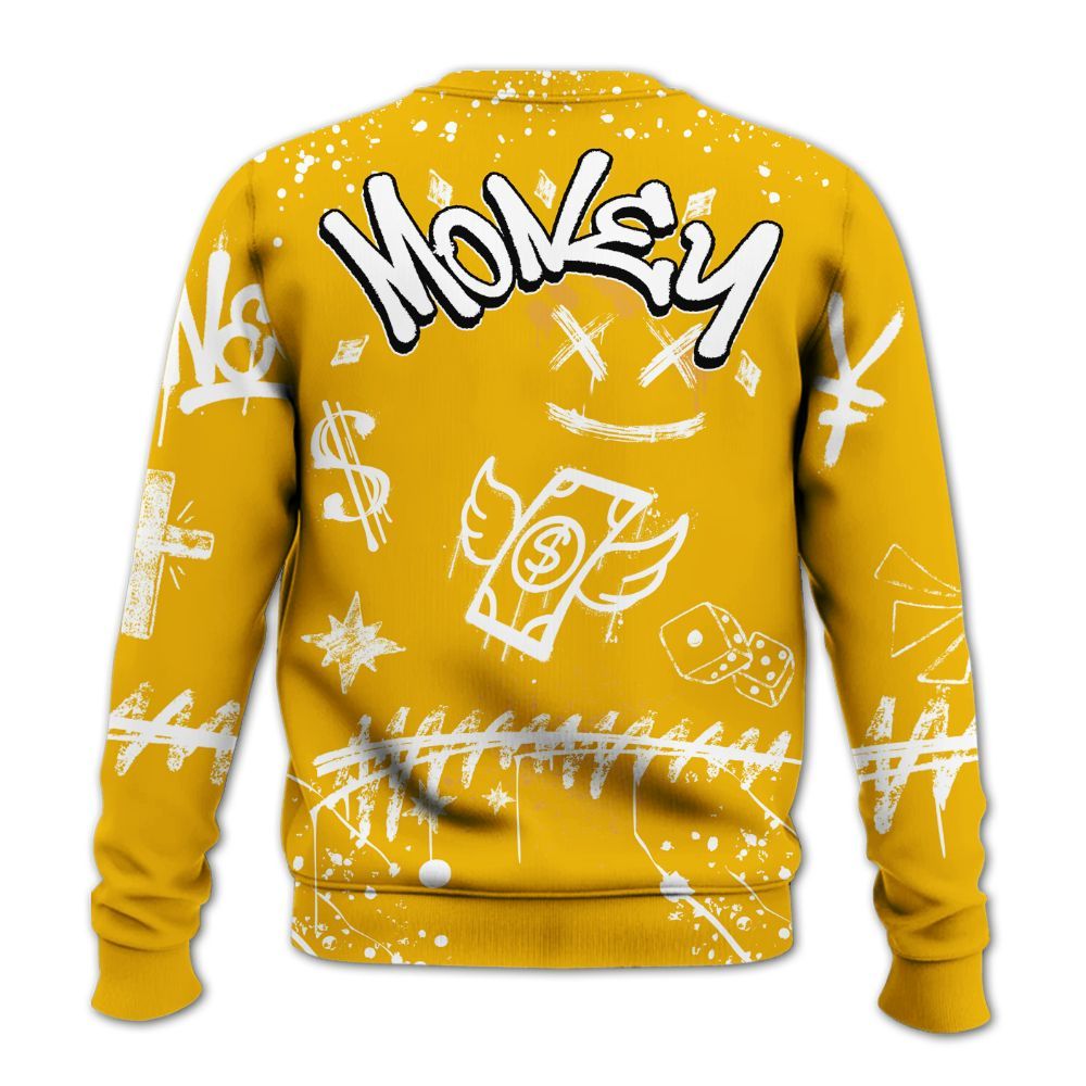 Sweatshirt To Match Del Sol 13s - Everybody Paid In Full Crayon All Over Print