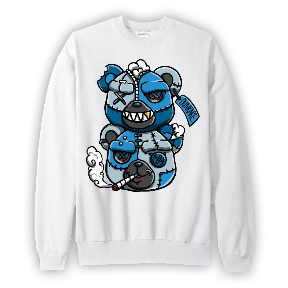 Sweatshirt To match Powder Blue 9s Sweatshirt - Double Hazard Hugz Graphic