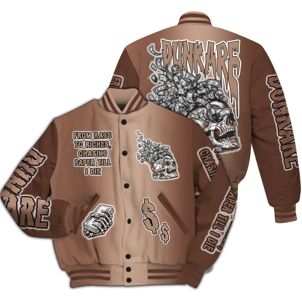 Varsity Jacket To Match KD 4 Christmas - From Rags To Riches All Over Print