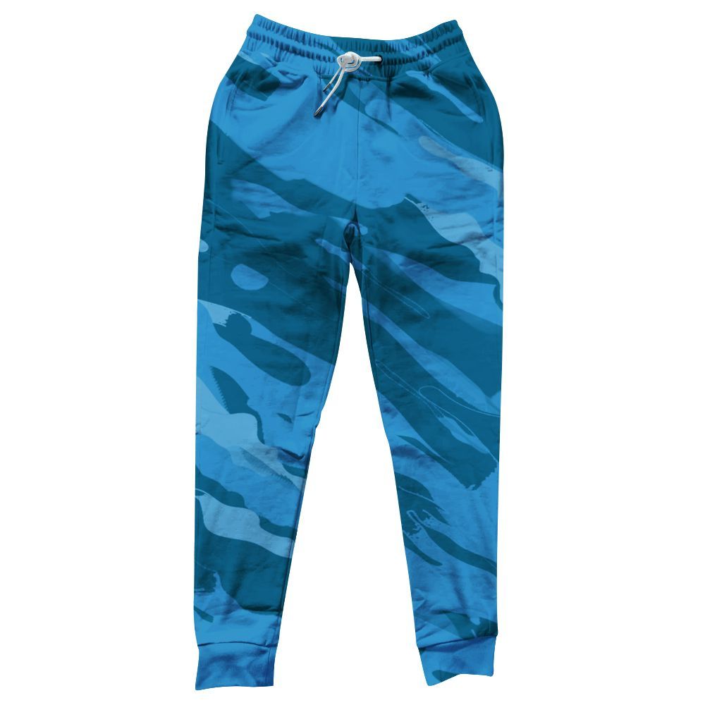 Sweatpant To Match Powder Blue 9s - Colored All Over Print