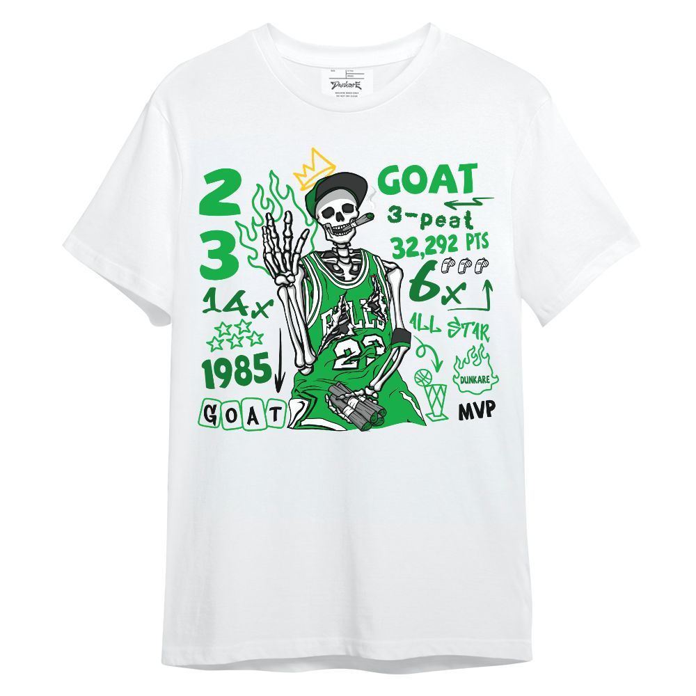 Shirt To Match Lucky Green 5s - Number 23 G.0.A.T Streetwear Unisex Shirt