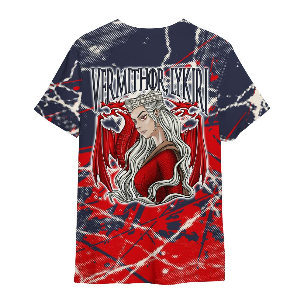 Shirt To Match Low OG Howard University 1s - Dragon's Mom! Profound All Over Print