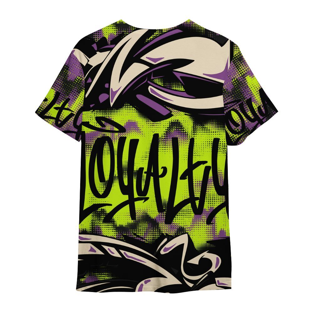 Shirt To Match GS Black Barely Volt 11s - Loyalty Out Value Graffiti All Over Print