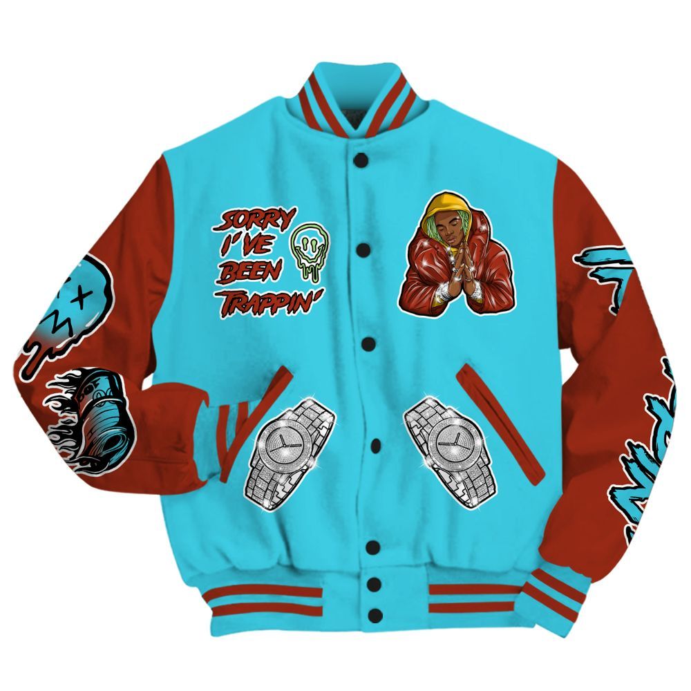 Varsity Jacket To Match SB Dunk Di'Orr Greenwood - Trappin' Unique All Over Print
