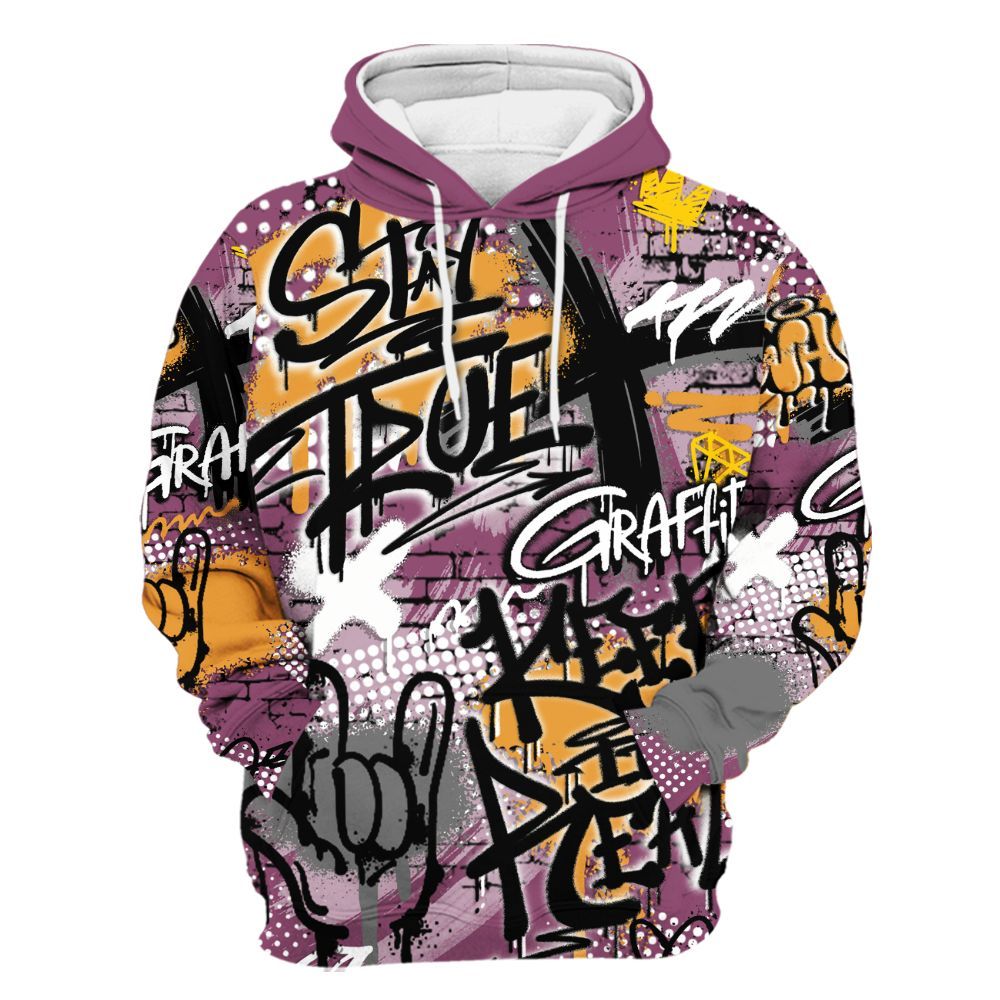 Hoodie To Match High OG Brotherhood 1s - True It Real Graffiti Streetwear All Over Print