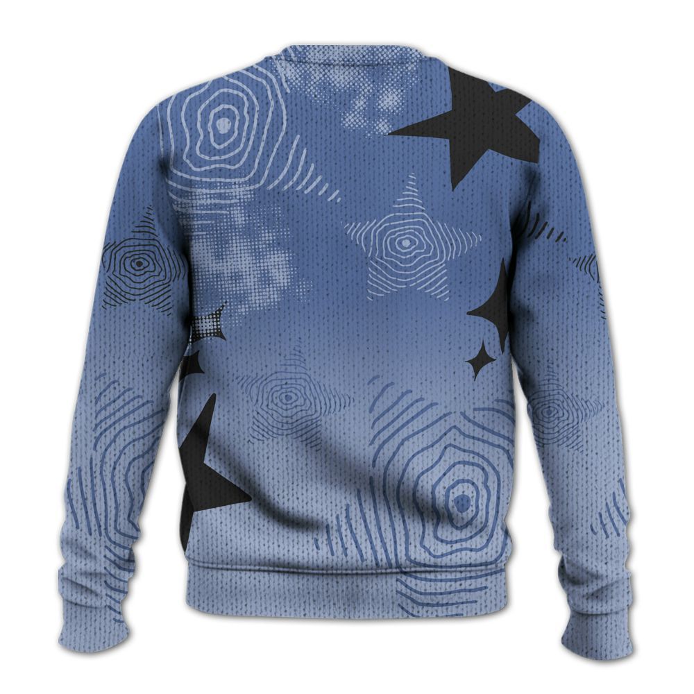 Knitted Sweater To Match Black Metallic 5s - Sneakerz Girlz Unique Starz