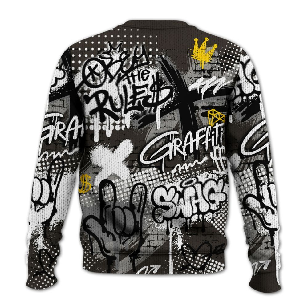 Knitted Sweater To Match Baroque Brown 12s - True It Real Graffiti Streetwear