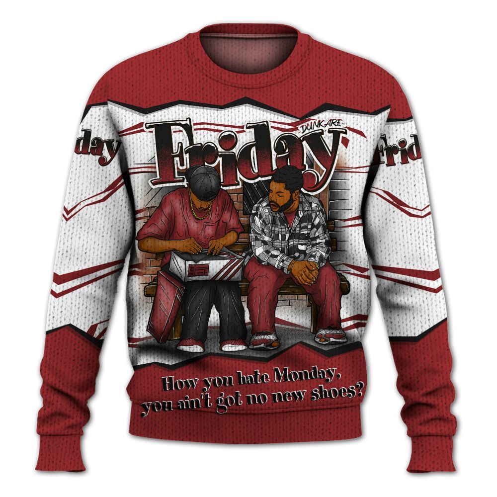 Sweater To Match Alternate Flu Game 12s - Friday Movie 90s TV Graphic