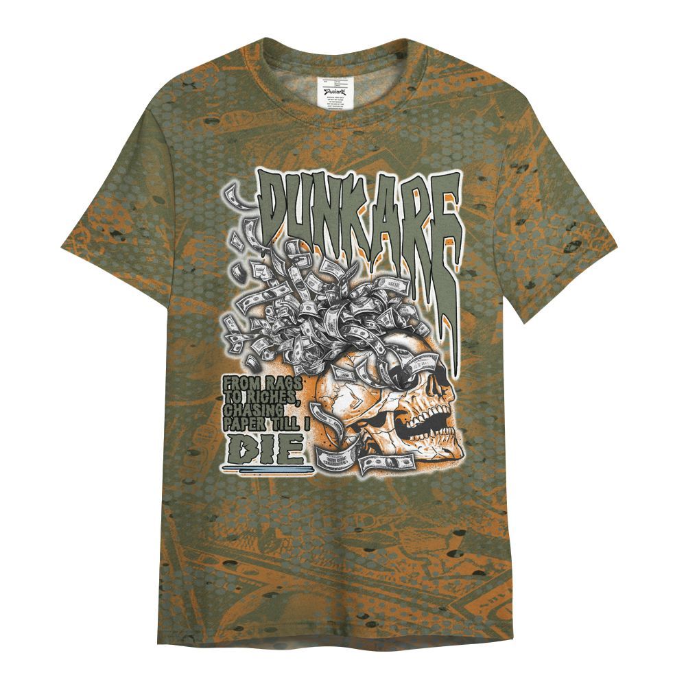 Shirt To Match Olive 5s - From Rags To Riches All Over Print