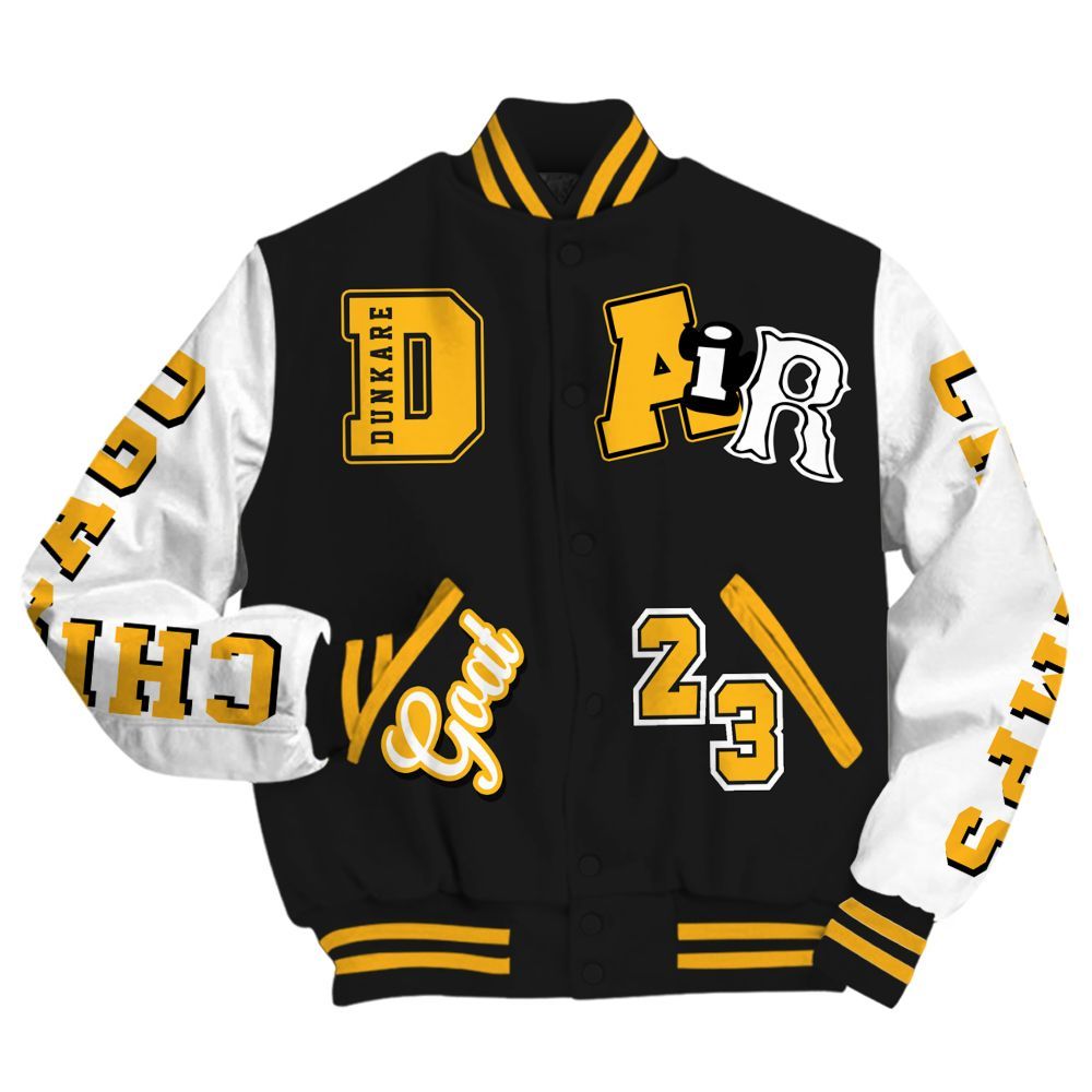 Varsity Jacket To Match White Taxi 12s - AIR Number 23 GOAT All Over Print