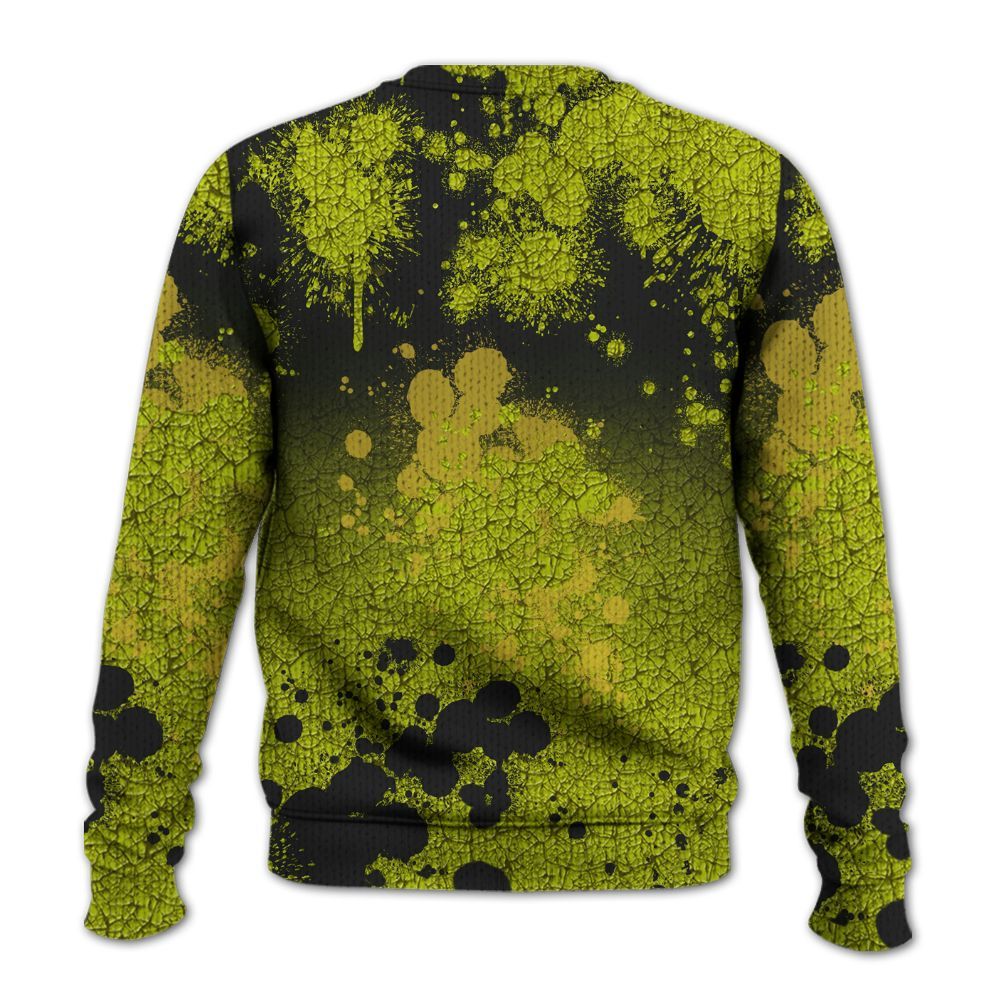 Knitted Sweater To Match Dunk Low QS Halloween Skull - God Blessed Ink Drip