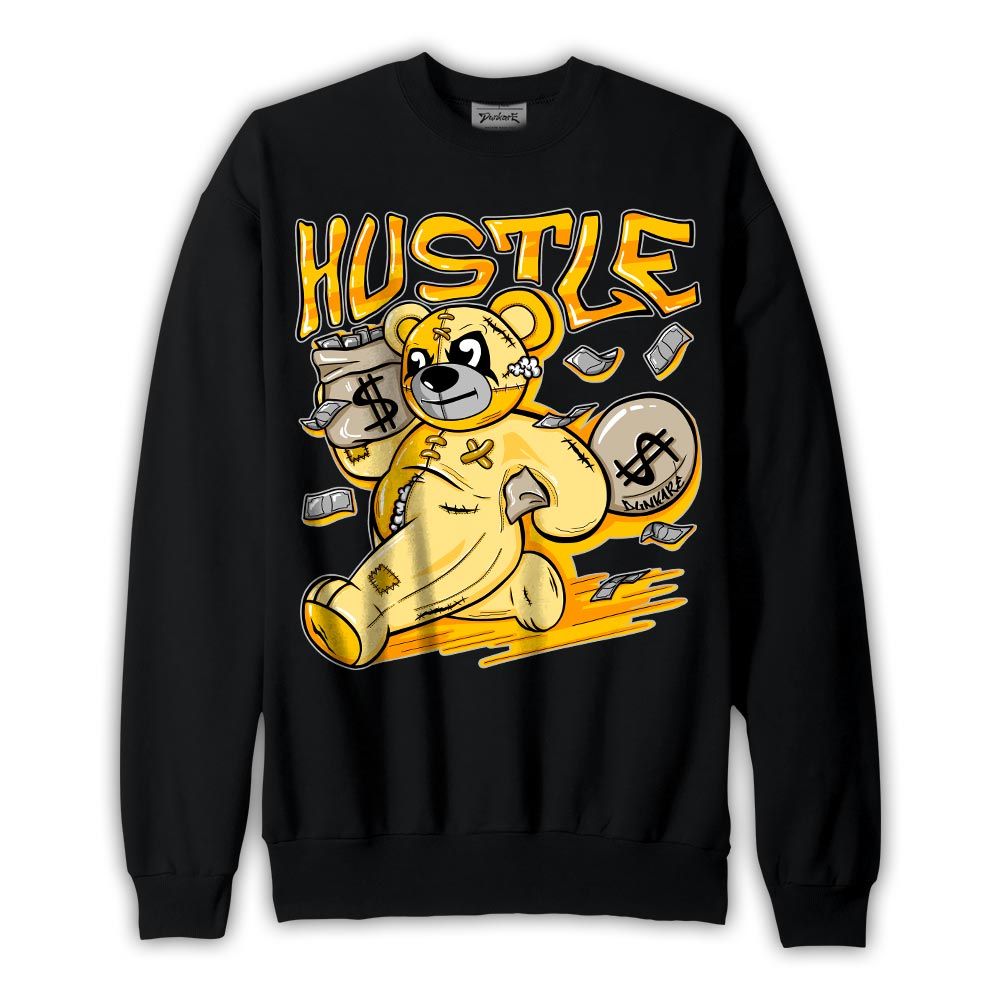 Sweatshirt To match Vivid Sulfur 4s Sweatshirt - Hustles Bear Graphic