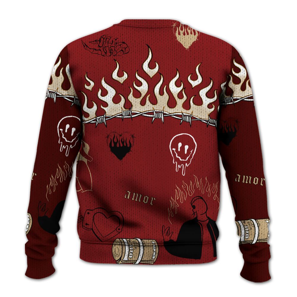 Sweater To Match Bin 23 3s - Snake Trust No One Graphic