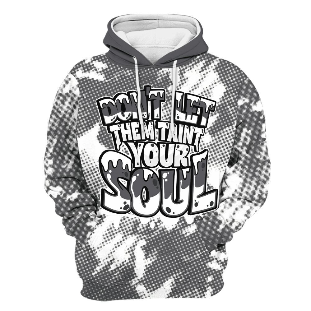 Hoodie To Match White Thunder 4s - Never Taint Your Soul White All Over Print