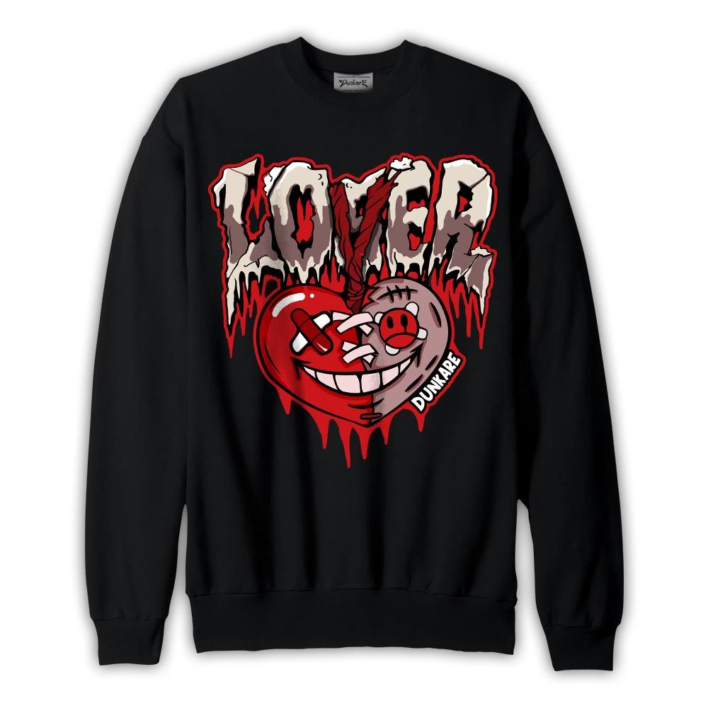 Sweatshirt To match 13 Bred Reimagined Sweatshirt - LOVER LOSER Graphic 2904 PAT