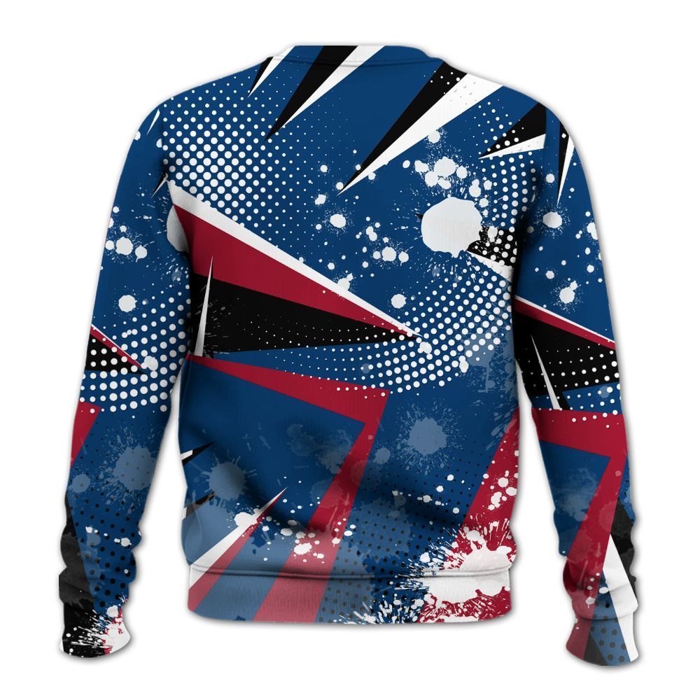 Sweatshirt To Match Rare Air 4s - Poly Trust No One Dripping All Over Print