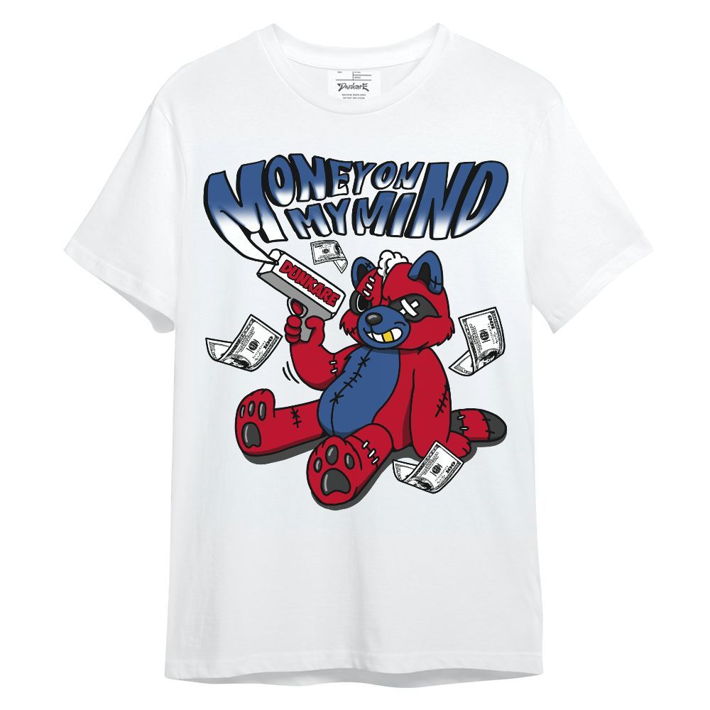 Shirt To Match Air Griffey Max Black Red Navy Blue 1s - Money On My Mind Raccoon Unisex Shirt