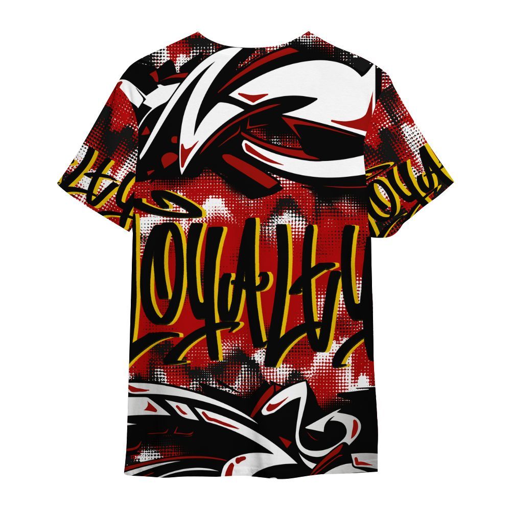 Shirt To Match Low Lucky Cat 1s - Loyalty Out Value Graffiti All Over Print