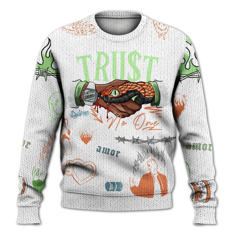 Knitted Sweater To Match Kobe 9 Elite What The - Snake Trust No One