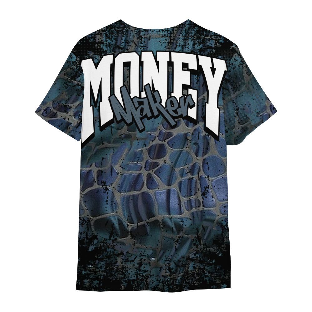 Shirt To Match Air Foamposite Kazuya Mishima - Move In Silence Money Street Retro All Over Print