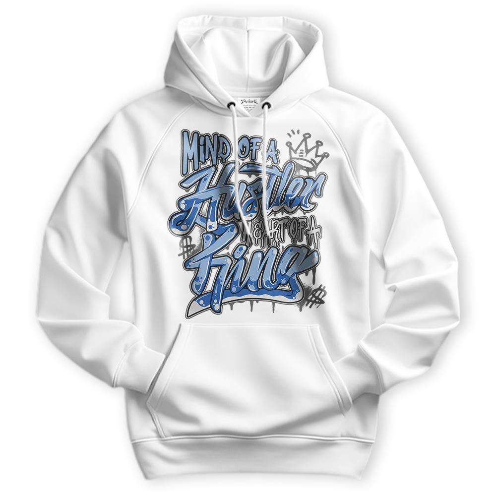 Sweatshirt To Match Low Space Royal 11s Hoodie - Mind Of Hustlers Heart King Graphic Hoodie Unisex