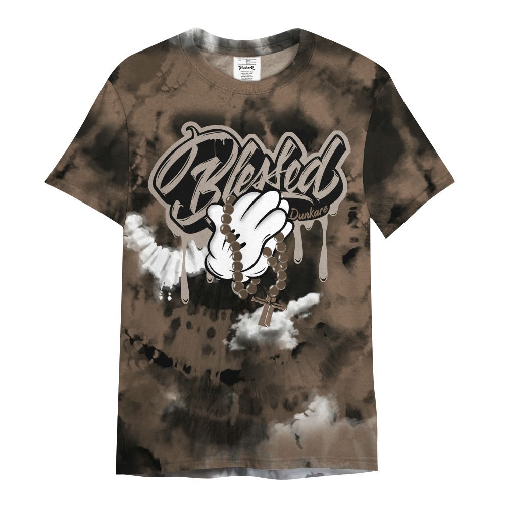 Shirt To Match Dark Mocha Jack - God Blessed Tie Dye All Over Print