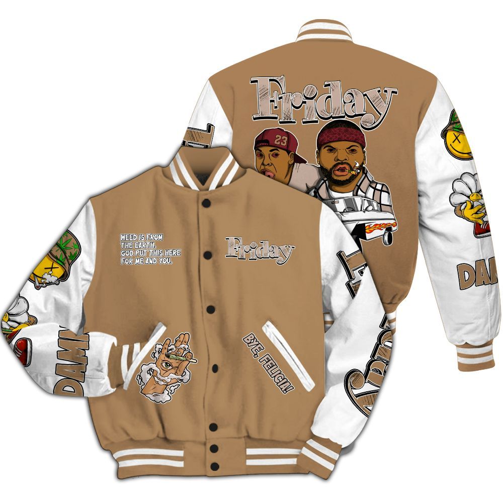 Varsity Jacket To Match Kobe 4 Gold Medal - Friday Sneaker Stress Style All Over Print