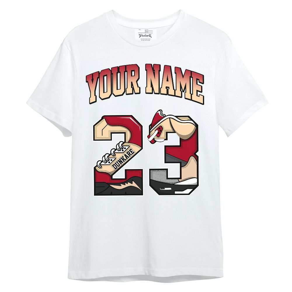 Shirt To Match Retro Pizza GS 4s - Custom Name 23 5s Graphic