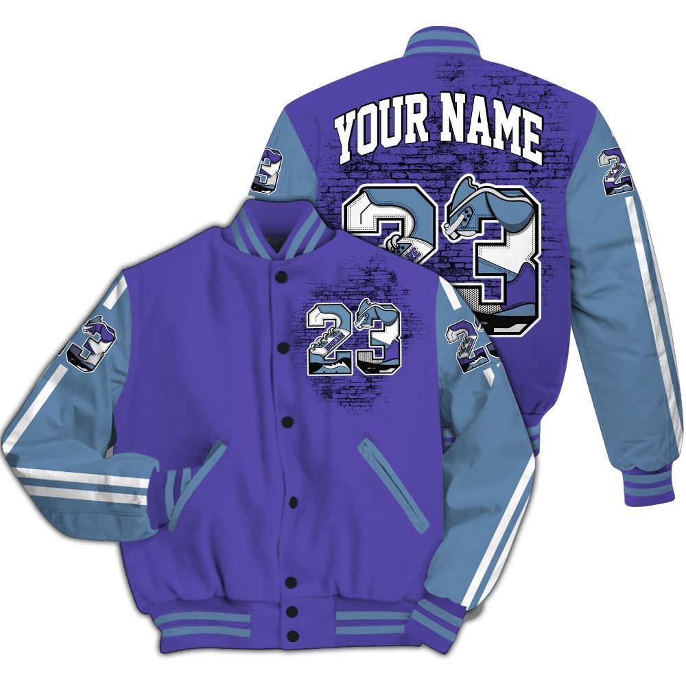 Varsity Jacket To Match Retro Concord 5s - Custom Name Number 23 5s All Over Print