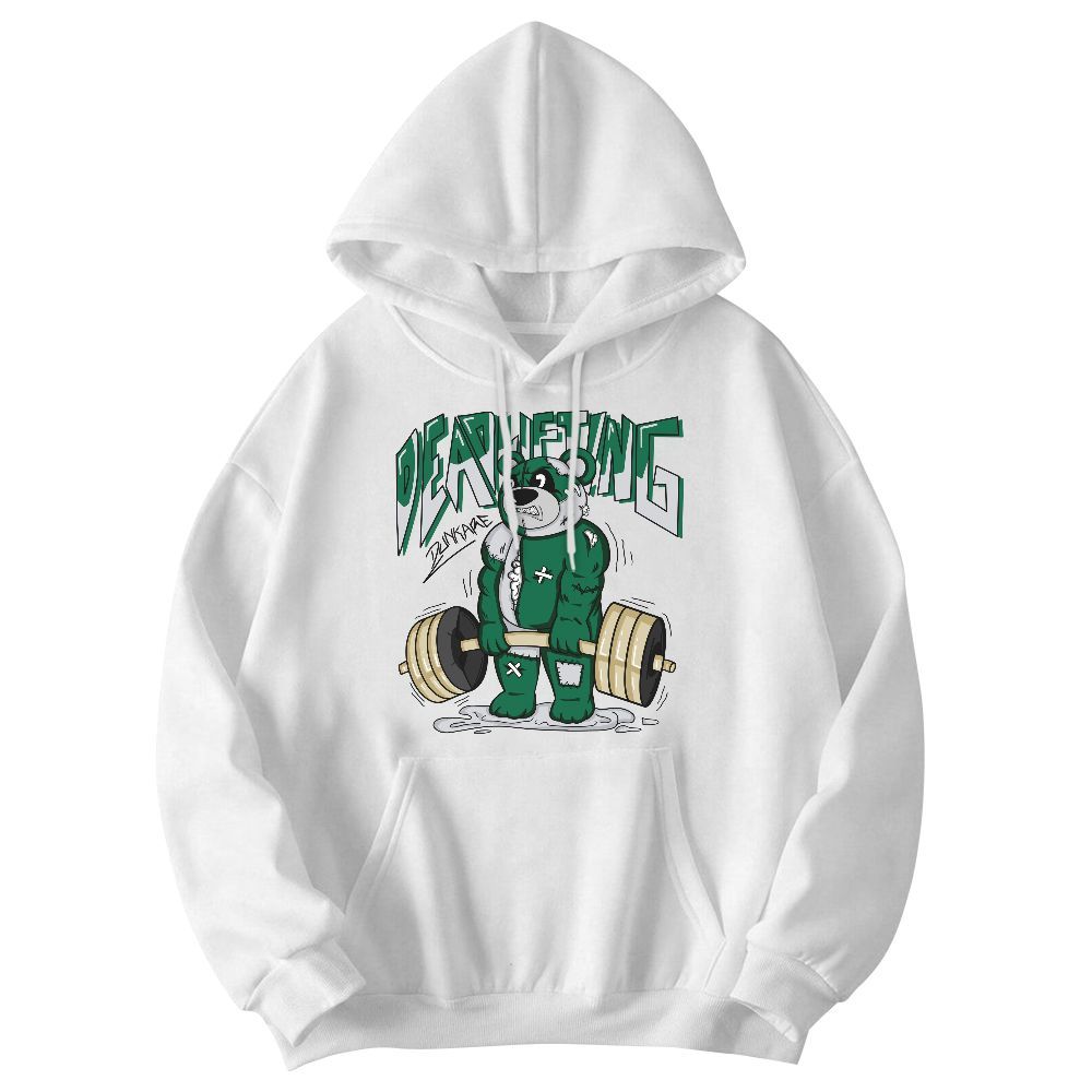 Sweatshirt To Match Pine Green 4s - Deadlifting Bear Graphic