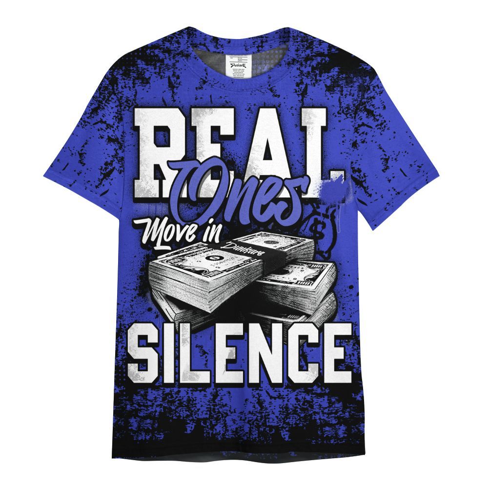 Shirt To Match Retro Black Concord 12s - Move In Silence Money Street Retro All Over Print