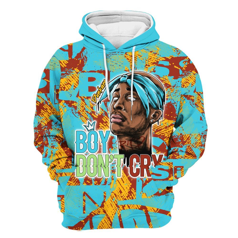 Hoodie To Match SB Dunk Di'Orr Greenwood - Boiz Ain't Cry Unique Abstract All Over Print