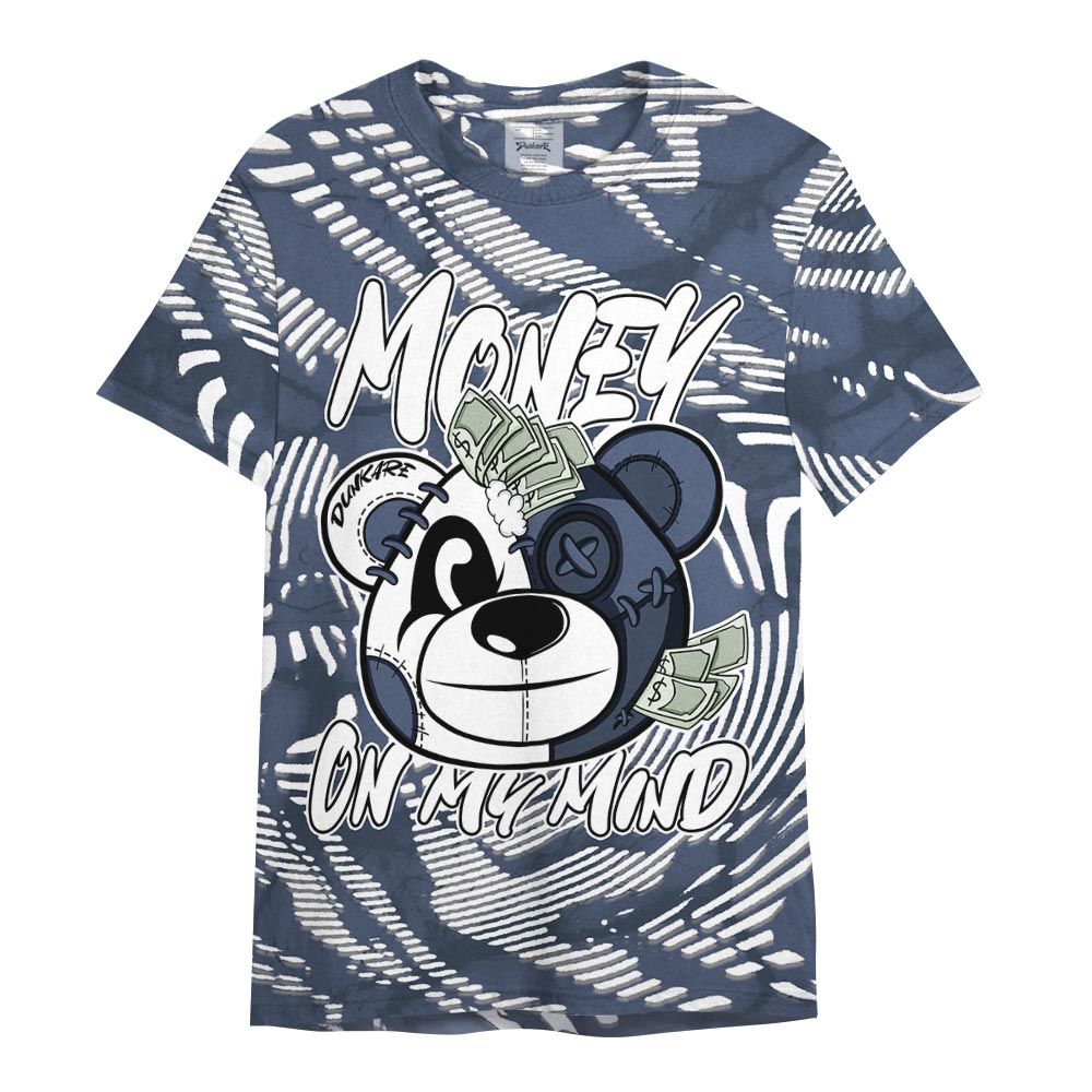 Shirt To Match Low Diffused Blue 11s - Money On My Mind Bear Fume Shirt Unisex